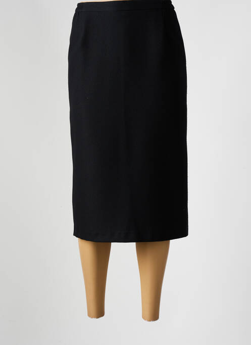 Jupe mi-longue noir JEAN GABRIEL pour femme