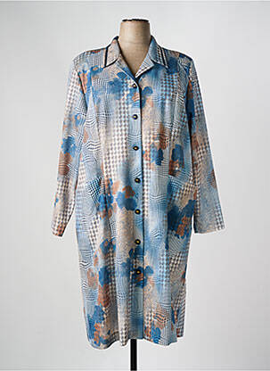 Robe mi-longue bleu GEVANA pour femme