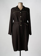 Robe mi-longue gris GEVANA pour femme seconde vue