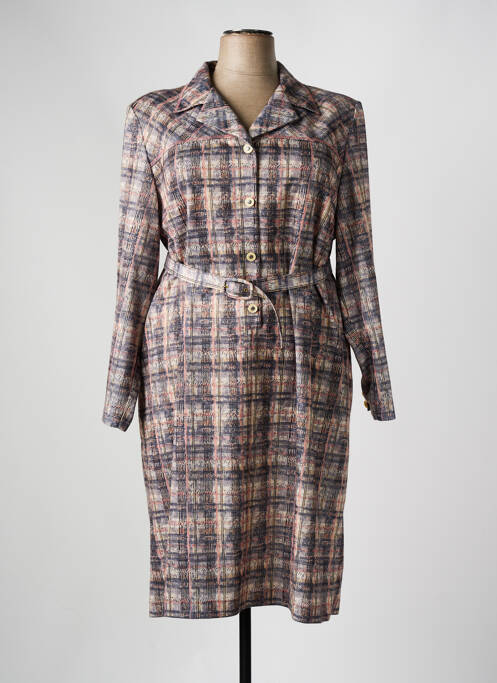 Robe mi-longue beige GEVANA pour femme