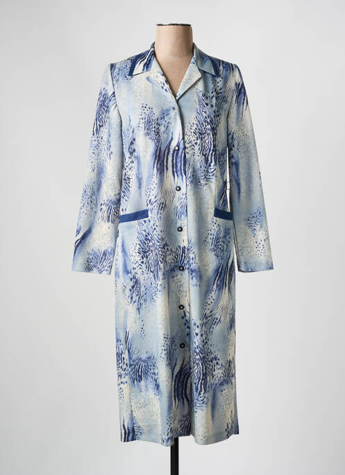 Robe mi-longue bleu GEVANA pour femme