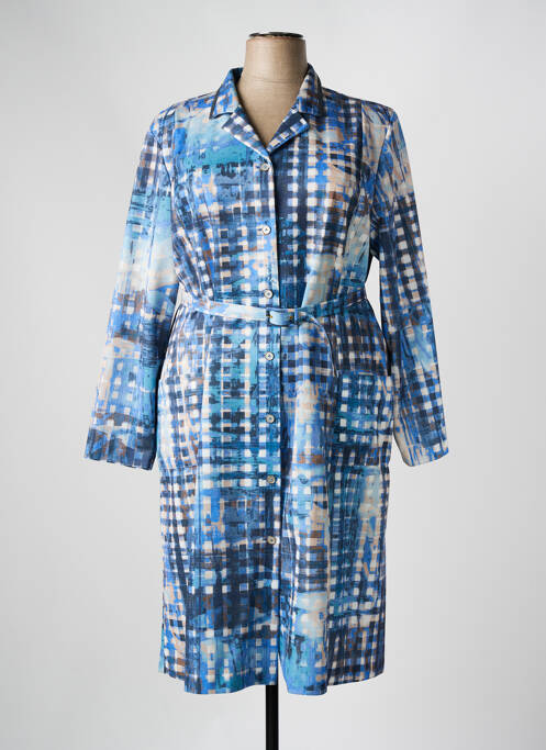 Robe mi-longue bleu GEVANA pour femme