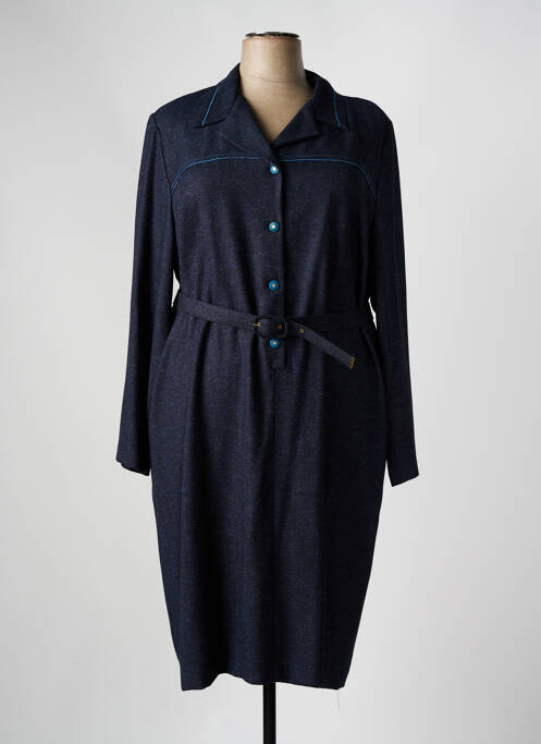 Robe mi-longue bleu GEVANA pour femme