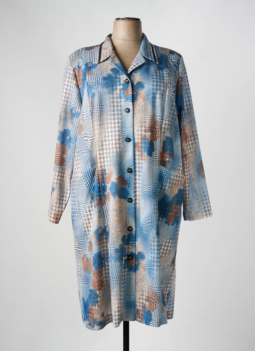 Robe mi-longue bleu GEVANA pour femme