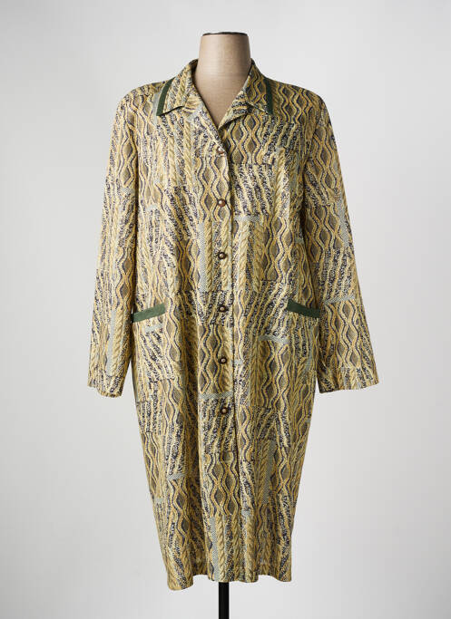 Robe mi-longue jaune GEVANA pour femme