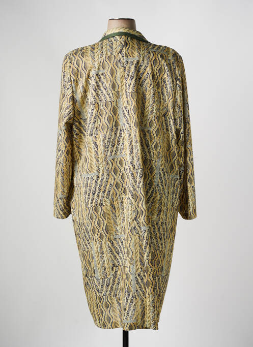 Robe mi-longue jaune GEVANA pour femme