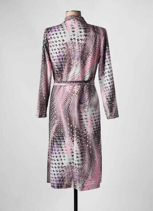 Robe mi-longue rose GEVANA pour femme