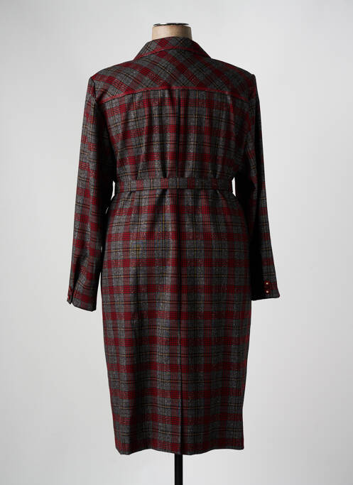 Robe mi-longue rouge GEVANA pour femme