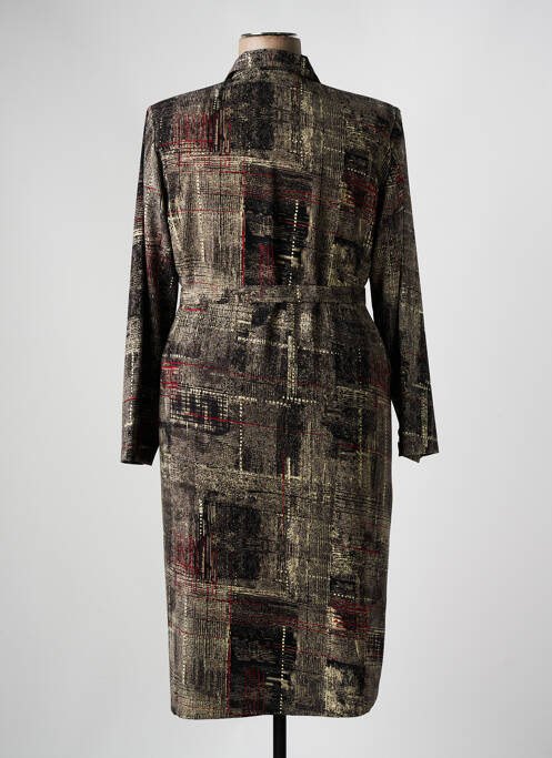 Robe mi-longue rouge GEVANA pour femme