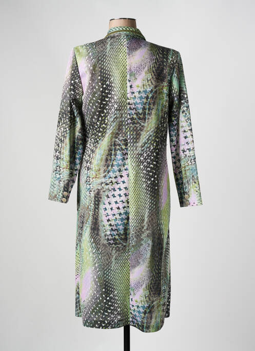 Robe mi-longue vert GEVANA pour femme