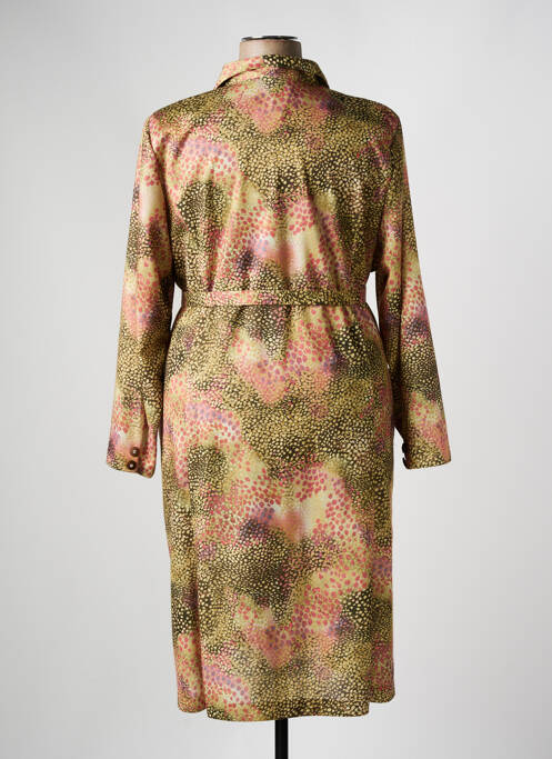 Robe mi-longue vert GEVANA pour femme