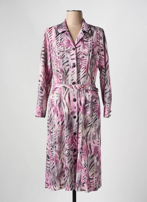 Robe mi-longue violet GEVANA pour femme