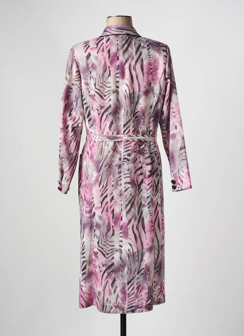 Robe mi-longue violet GEVANA pour femme