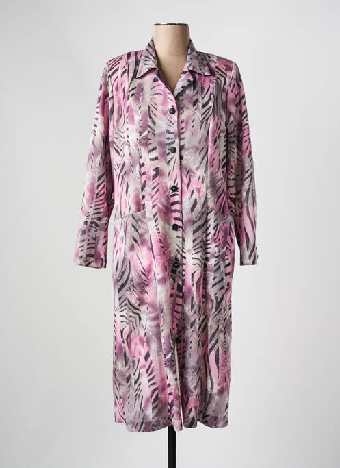 Robe mi-longue violet GEVANA pour femme