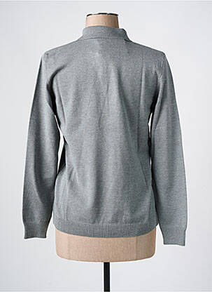 Pull resserrée sur le bas manches longues gris BARBARA LEBEK femme