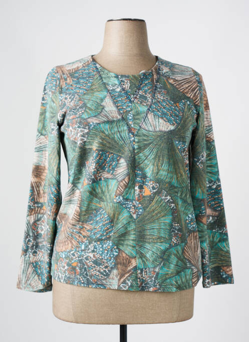 Top vert GEVANA pour femme