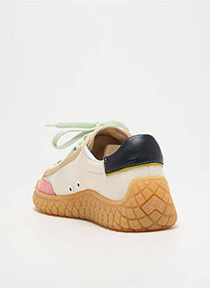 Baskets bout rond talon plat jusqu'à 3cm rose FILLING PIECES femme
