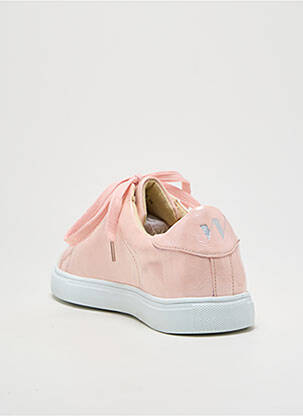 Baskets bout rond talon plat jusqu'à 3cm rose VANESSA WU femme