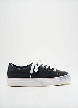 Baskets matière lisse talon de 4 à 6cm noir VANESSA WU femme