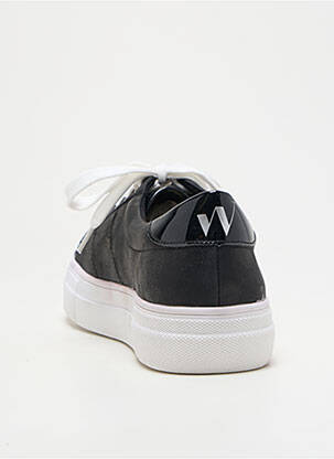 Baskets matière lisse talon de 4 à 6cm noir VANESSA WU femme