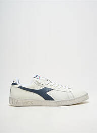 Baskets matière lisse bout rond blanc DIADORA homme