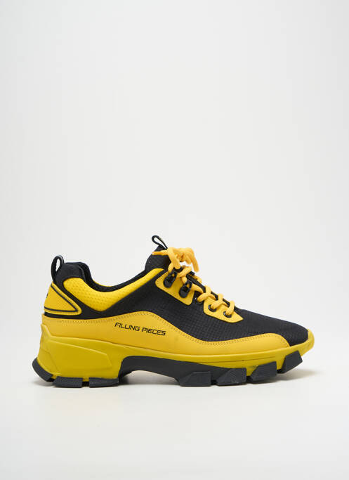 Baskets jaune FILLING PIECES pour unisexe