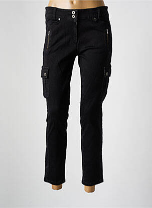 Pantalon 7/8 stretch taille normale noir MERI & ESCA femme