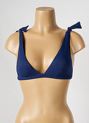 Haut de maillot de bain stretch haut soutien-gorge avec mousse de rembourrage amovible bleu SIMONE PERELE femme