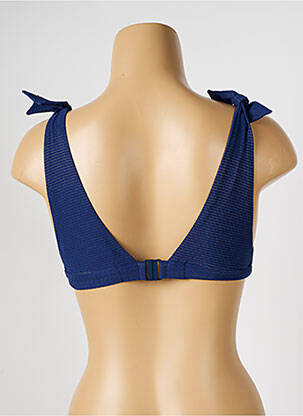 Haut de maillot de bain stretch haut soutien-gorge avec mousse de rembourrage amovible bleu SIMONE PERELE femme