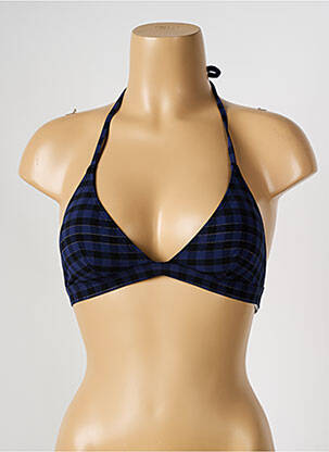Haut de maillot de bain stretch haut soutien-gorge avec mousse de rembourrage amovible bleu SIMONE PERELE femme