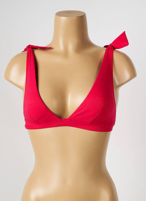 Haut de maillot de bain rouge SIMONE PERELE femme