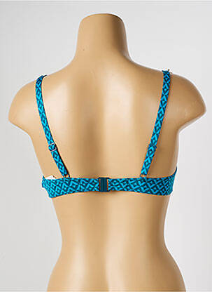 Haut de maillot de bain stretch haut soutien-gorge moulé bleu SIMONE PERELE femme