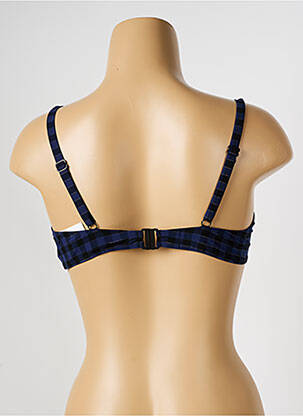 Haut de maillot de bain stretch haut soutien-gorge emboitant bleu SIMONE PERELE femme