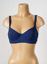 Haut de maillot de bain stretch haut soutien-gorge emboitant bleu SIMONE PERELE femme