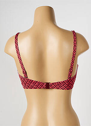 Haut de maillot de bain stretch haut bandeau rouge SIMONE PERELE femme