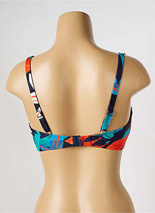 Haut de maillot de bain stretch haut soutien-gorge emboitant bleu SIMONE PERELE femme