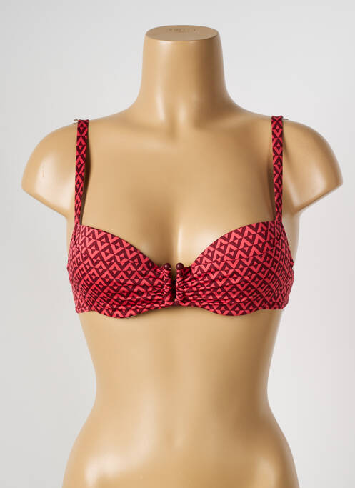 Haut de maillot de bain rouge SIMONE PERELE femme