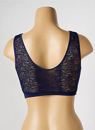 Soutien-gorge effet matière satinée brassieres bleu CHANTELLE femme