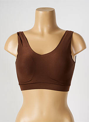 Soutien-gorge sans armature brassieres marron CHANTELLE femme
