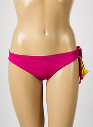 Bas de maillot de bain effet matière satinée culotte rose AUBADE femme