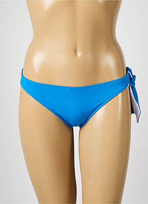 Bas de maillot de bain effet matière satinée culotte bleu AUBADE femme