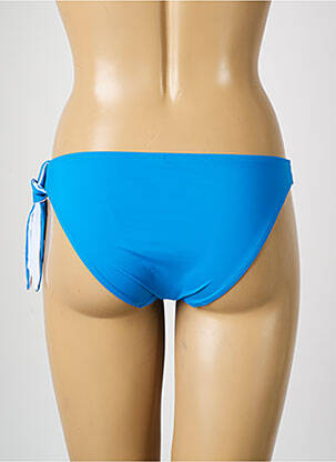 Bas de maillot de bain effet matière satinée culotte bleu AUBADE femme