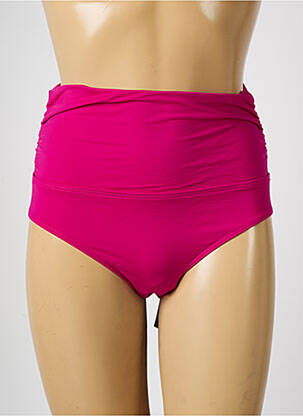 Bas de maillot de bain effet matière satinée culotte violet AUBADE femme