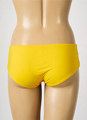 Bas de maillot de bain tissage satiné culotte jaune AUBADE femme