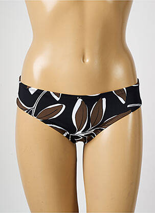 Bas de maillot de bain imprimé fantaisie culotte marron AUBADE femme