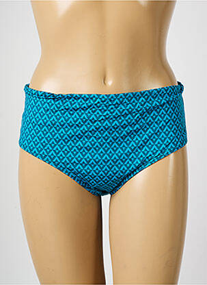 Bas de maillot de bain tissage satiné culotte bleu SIMONE PERELE femme
