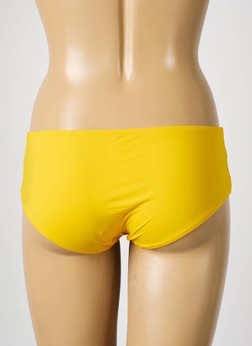 Bas de maillot de bain tissage satiné culotte jaune AUBADE femme
