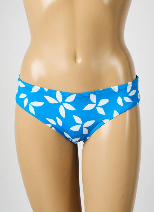 Bas de maillot de bain imprimé fantaisie culotte bleu AUBADE femme