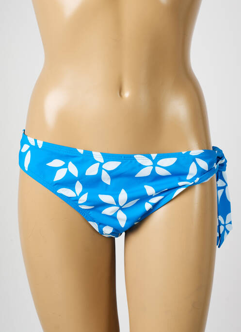 Bas de maillot de bain imprimé fantaisie culotte bleu AUBADE femme