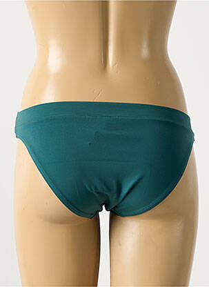 Bas de maillot de bain effet matière satinée culotte vert SIMONE PERELE femme